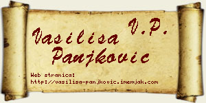 Vasilisa Panjković vizit kartica